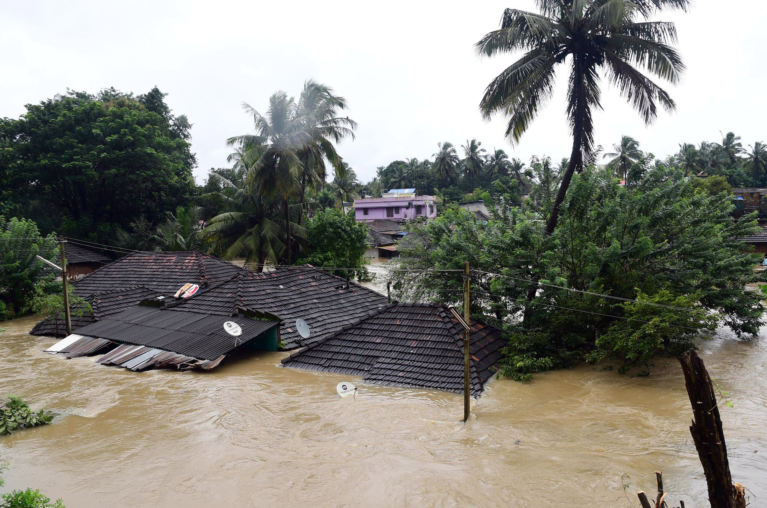 KERALA flooding, Aug. 10, 2018 PA Images