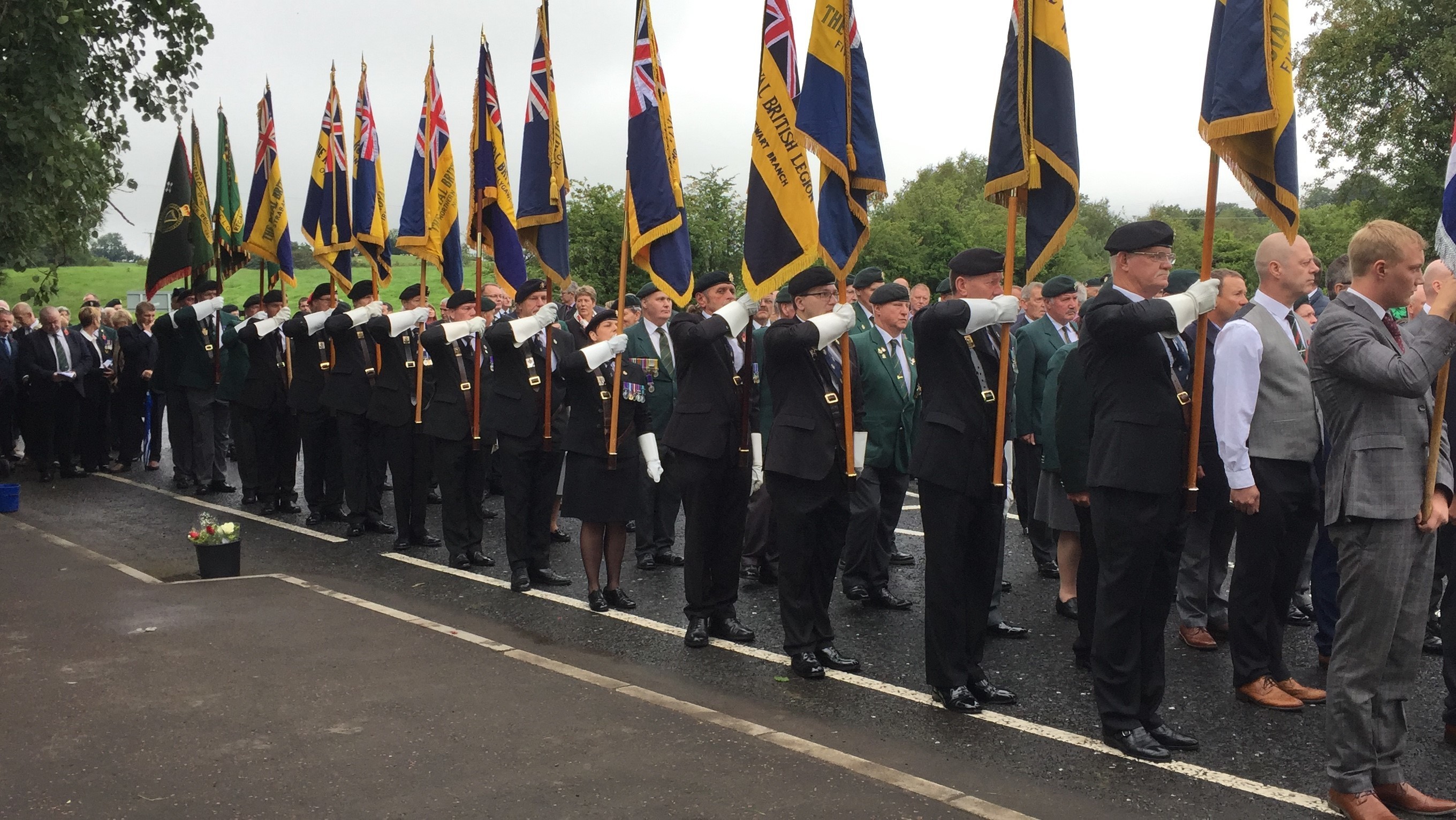 Ballygawley bombing anniversary service pa images