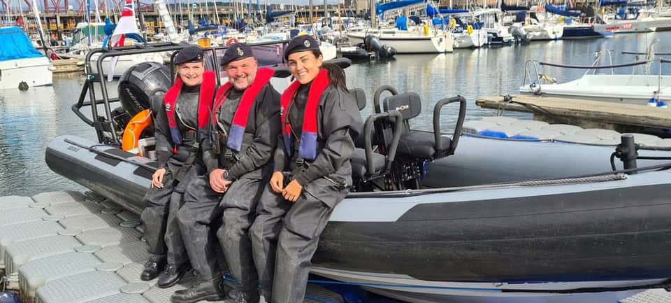 PO Warnock was honoured as Reservist of the Year for his response to a Mayday call during a training exercise (Picture: Royal Navy)