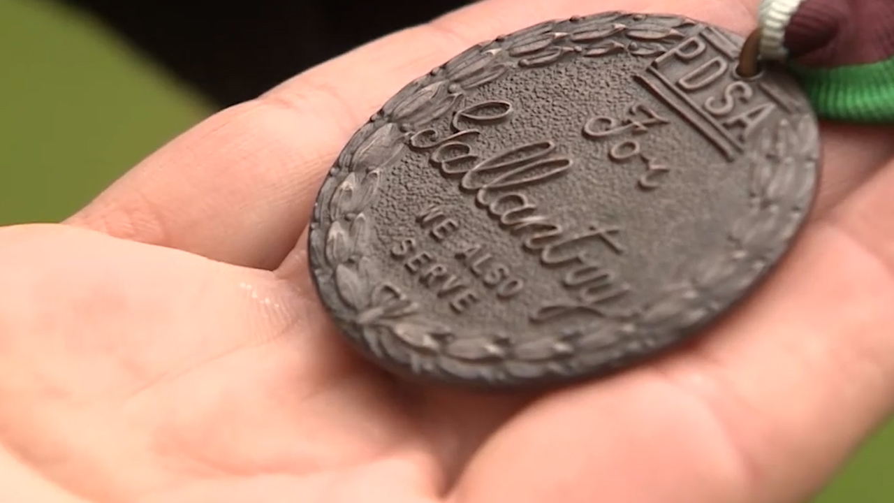 The Dickin medal bears the words bears the words 'for gallantry'