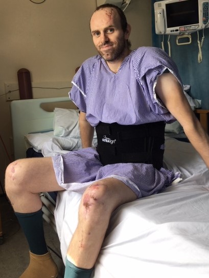 Perry Tatler recovering in hospital PTSD feature