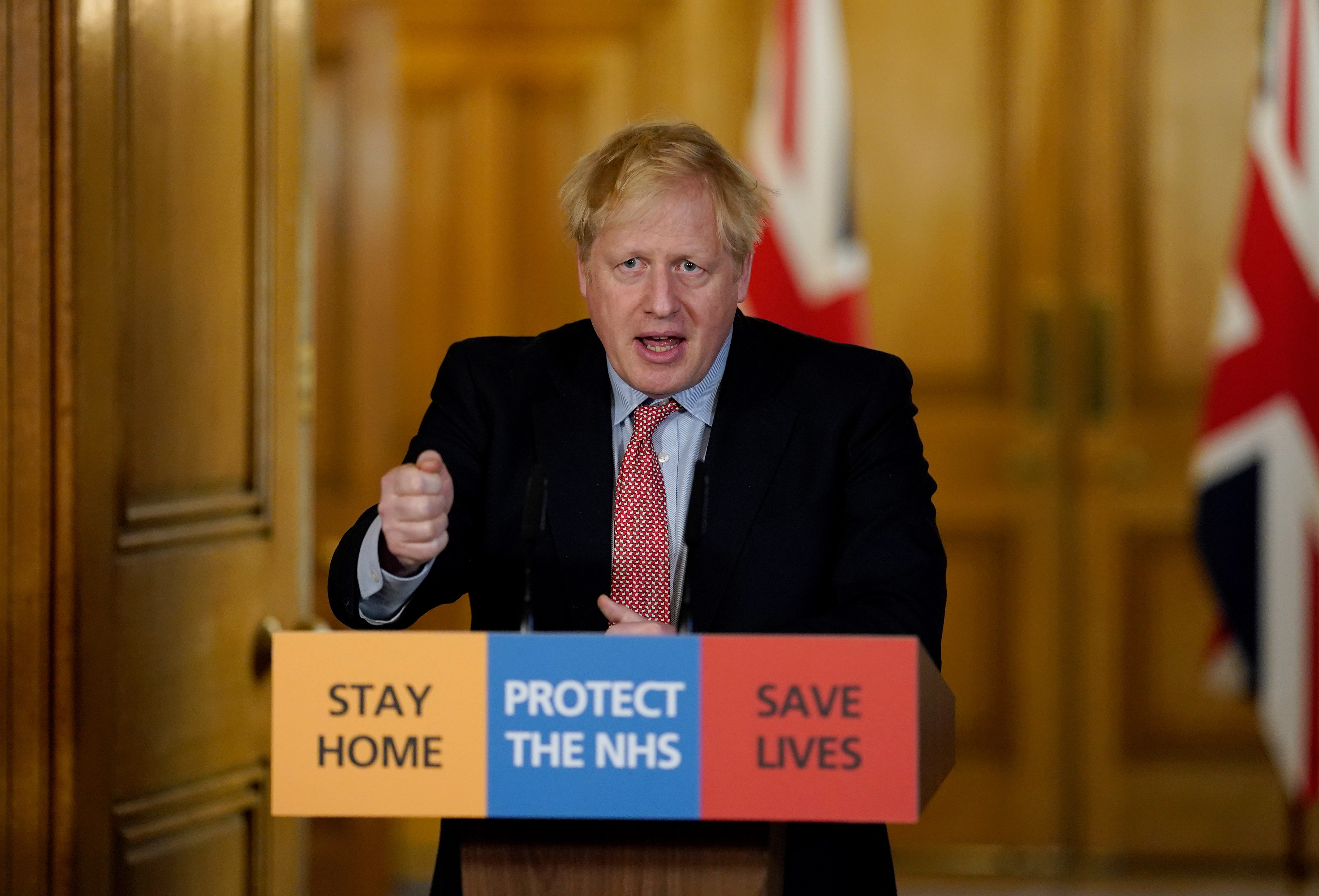Mr Johnson is set to face MPs in the House of Commons later (Picture: PA).