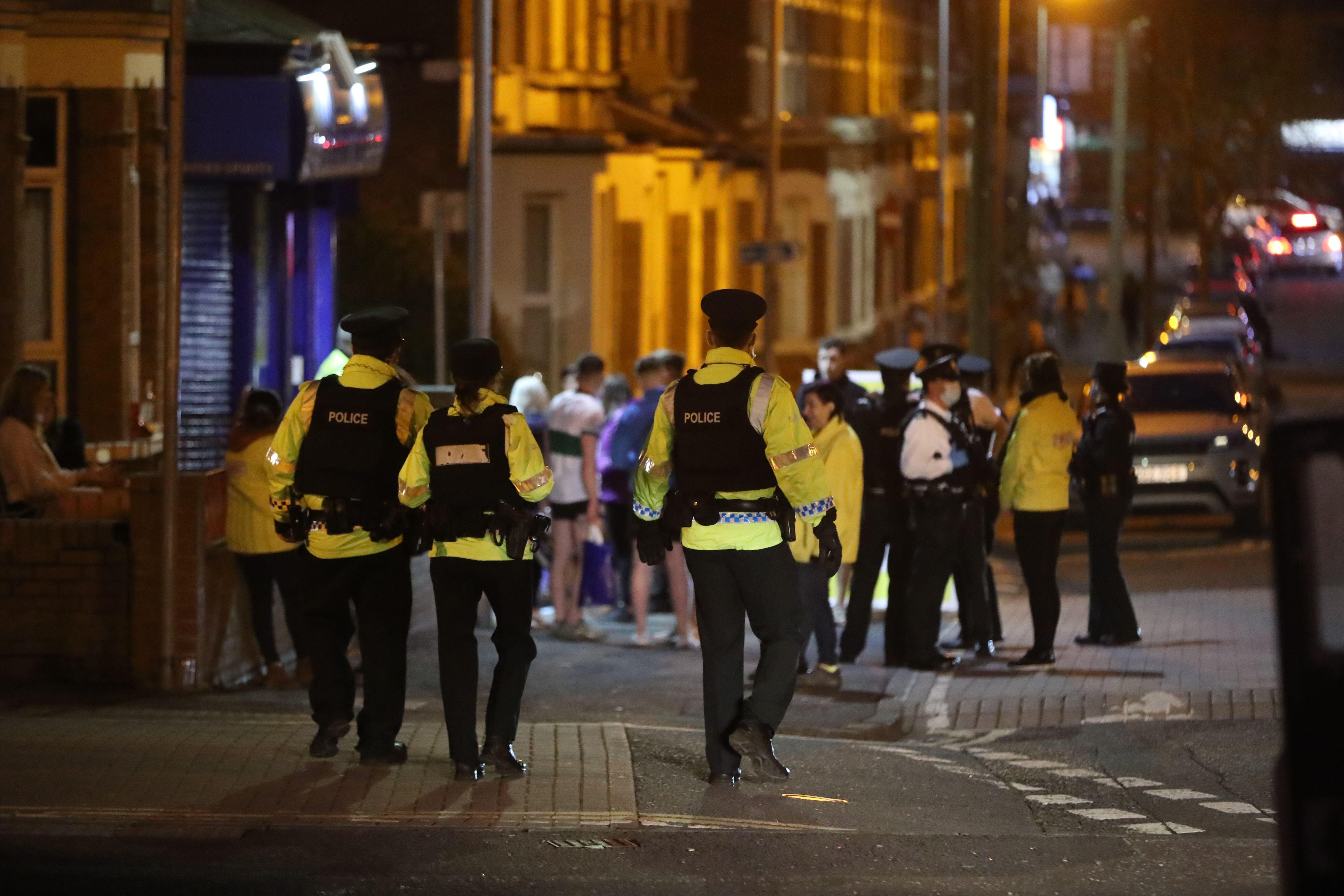 PSNI Police Belfast On Patrol 170321 CREDIT PA