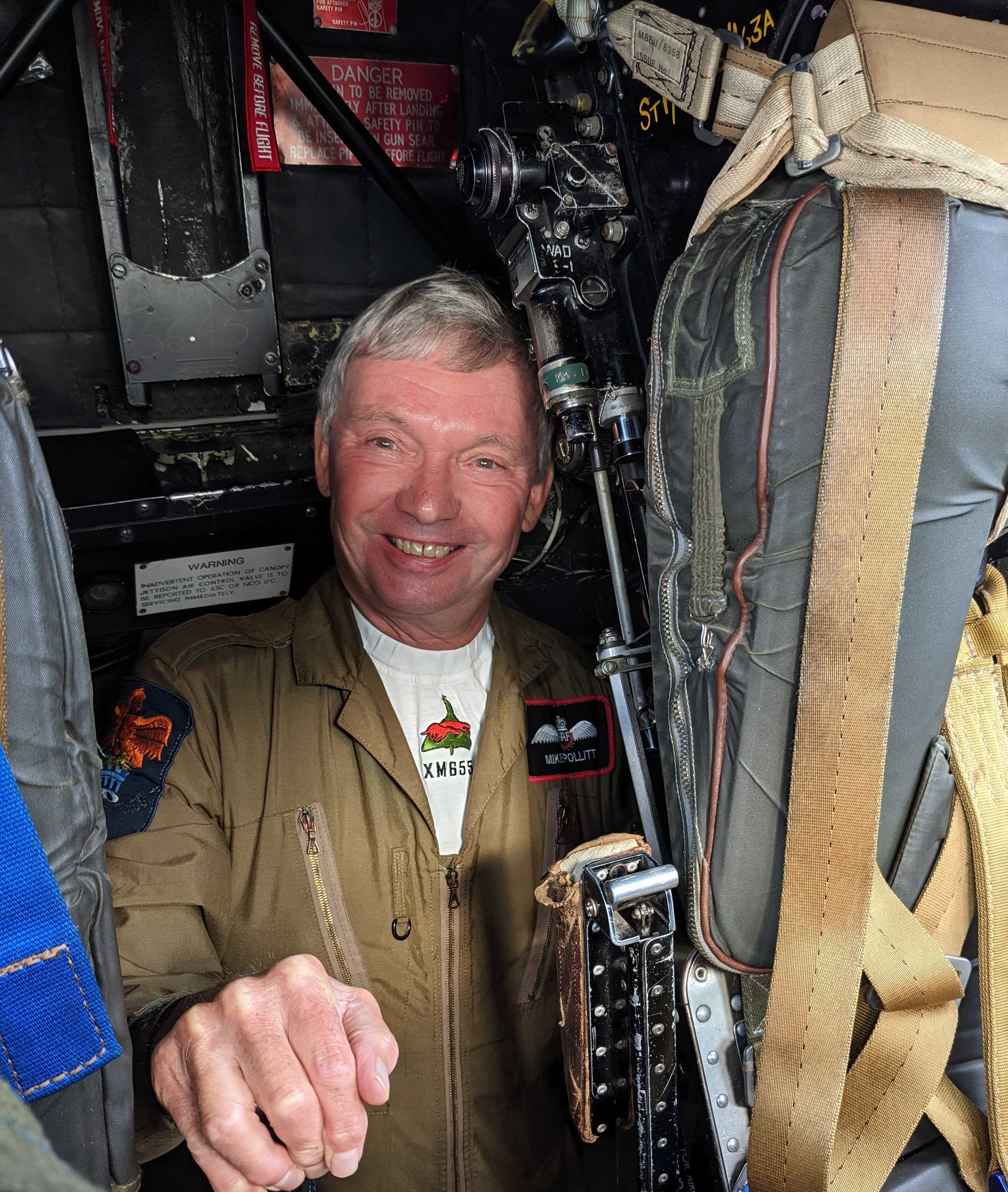 Mike Pollitt in the Vulcan