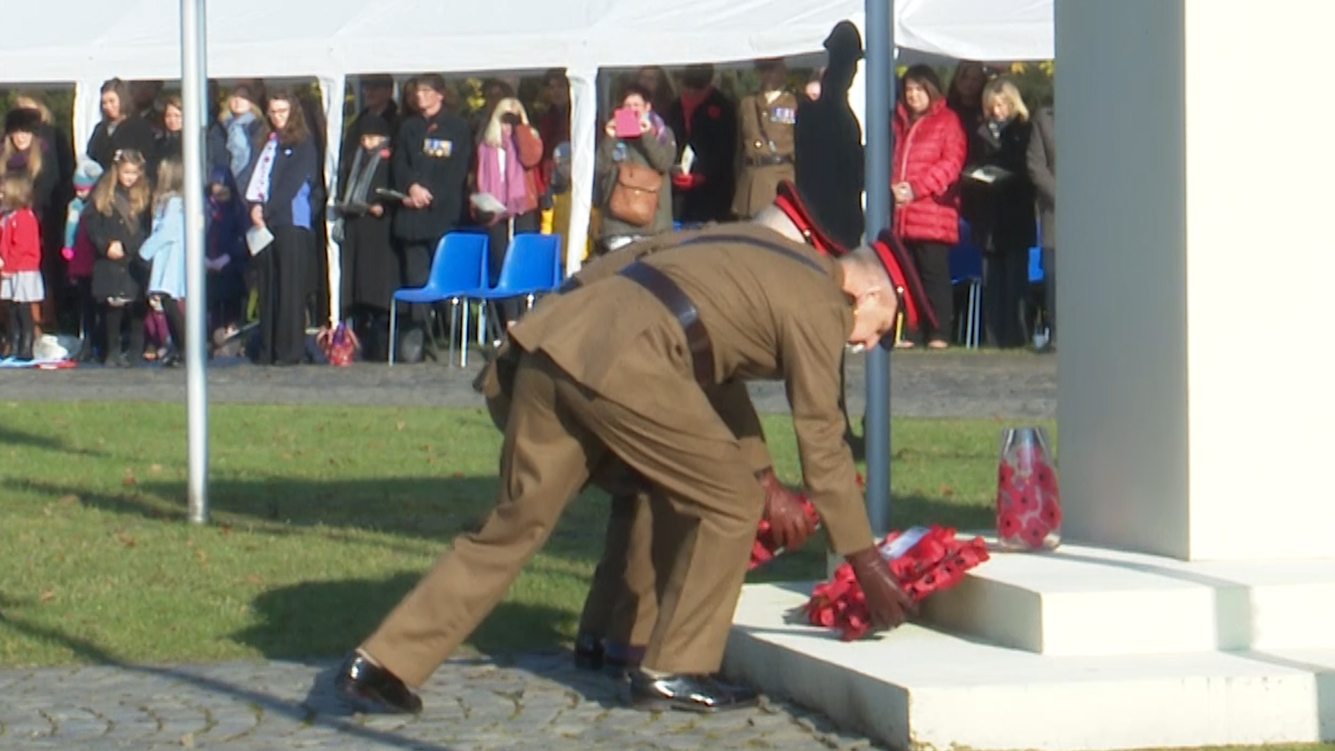 Padre Germany Remembrance Sennelager Wreath 111119 CREDIT BFBS