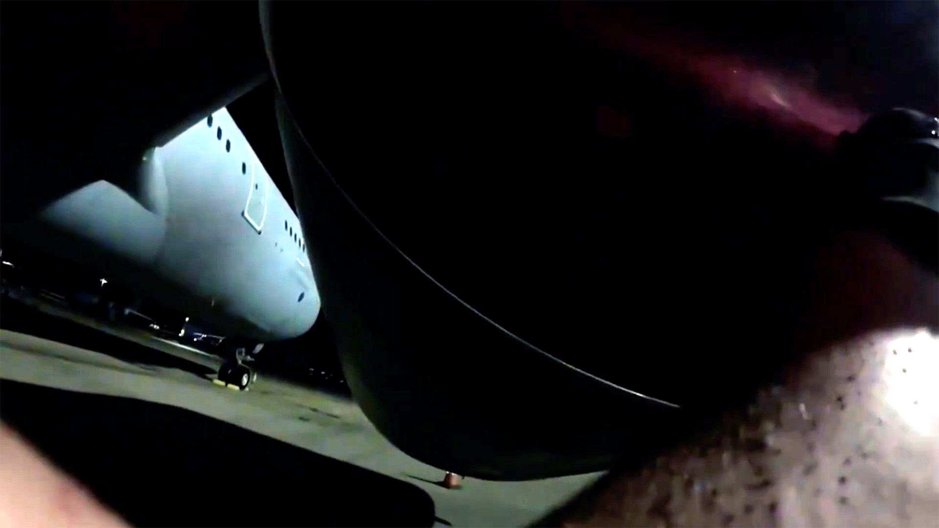 Palestine Action posted a video on X showing members of the group inside RAF Brize Norton 
