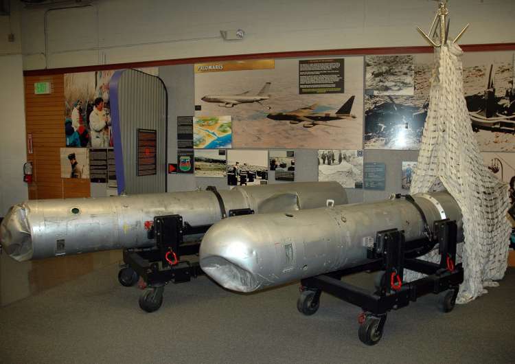 Palomares incident hydrogen bombs on display
