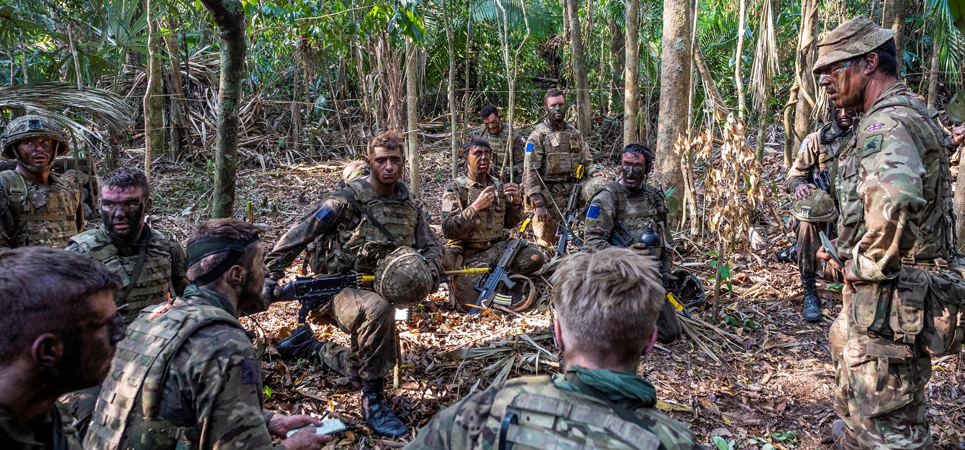 Paratroopers train for jungle warfare in Belize Credit Army 140419