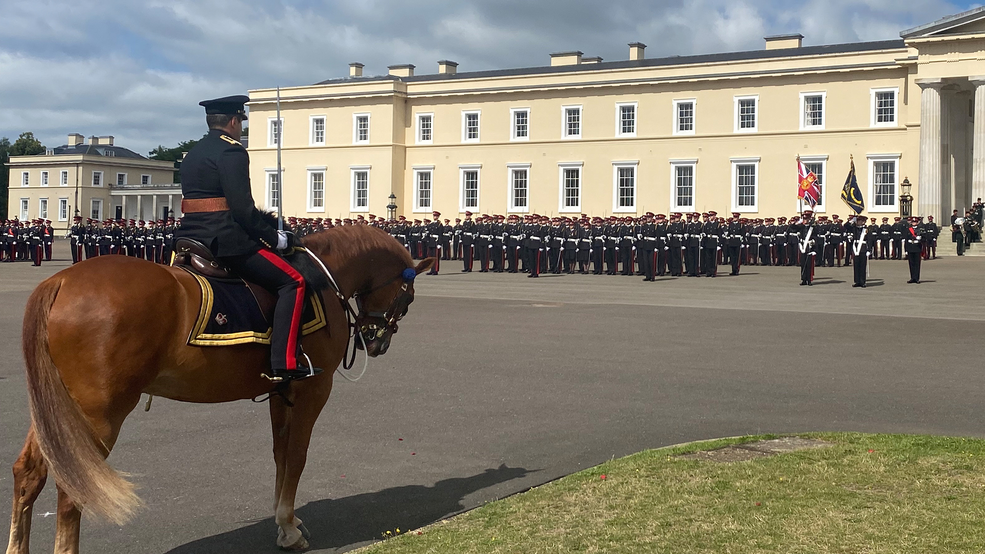 While the majority of the cadets are in the British Army, 39 came from 21 overseas nations