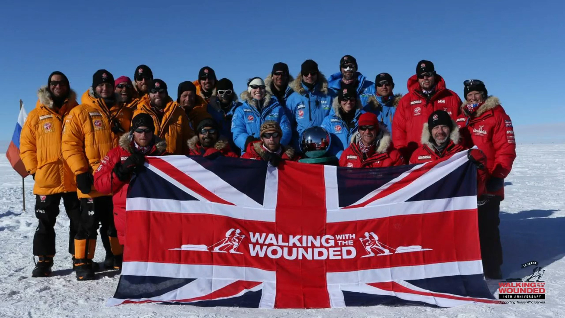 Patron of the charity, Prince Harry, took part in the charity's epic South Pole trek in 2013 (Picture: Walking With The Wounded).