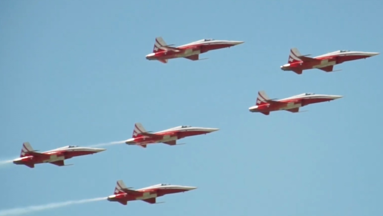 Patrouille Suisse in action.