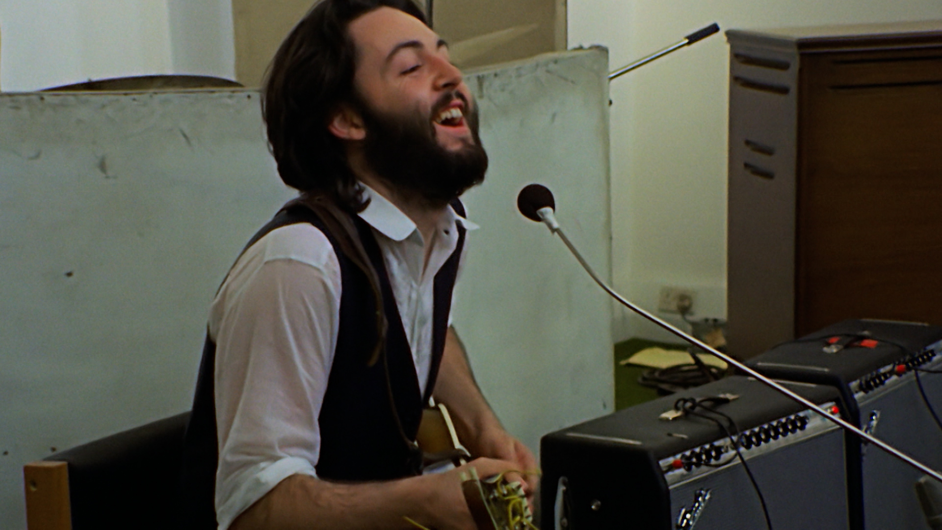 Paul McCartney during the documentary
