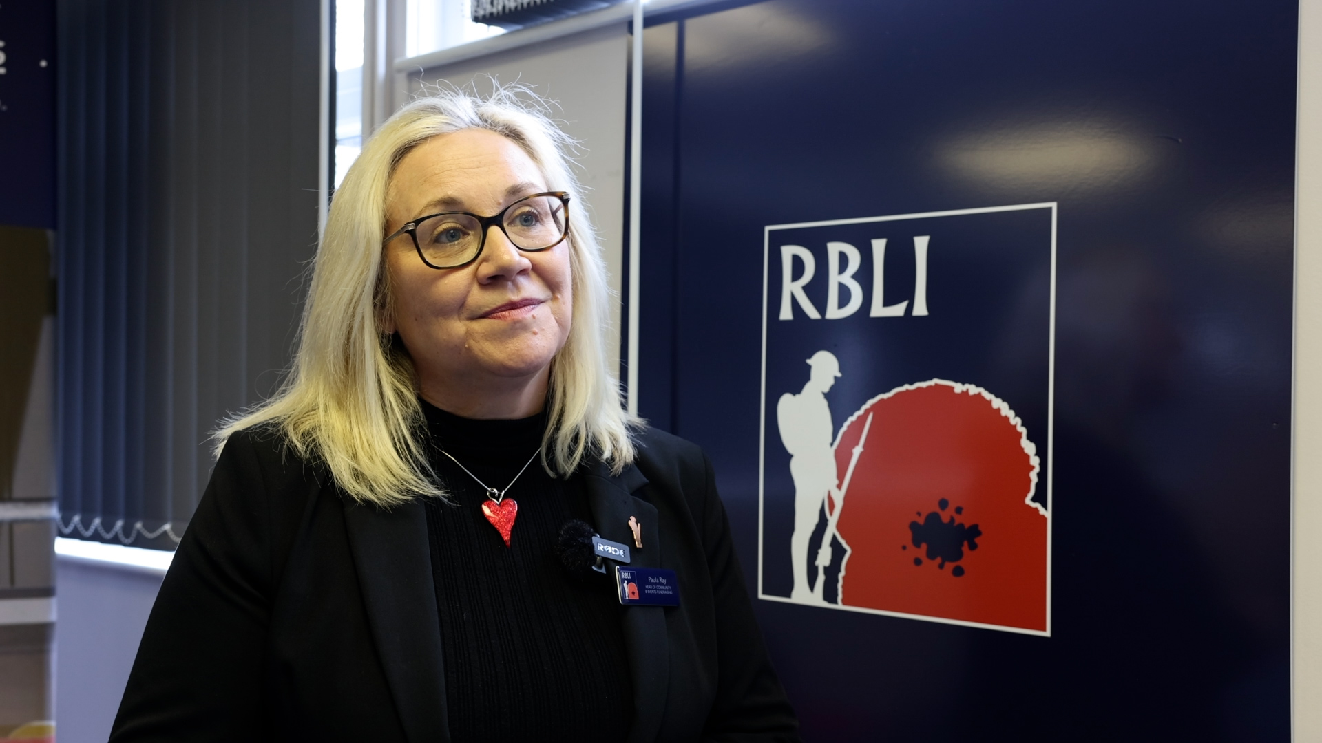 Paula Ray of RBLI talking to Forces News