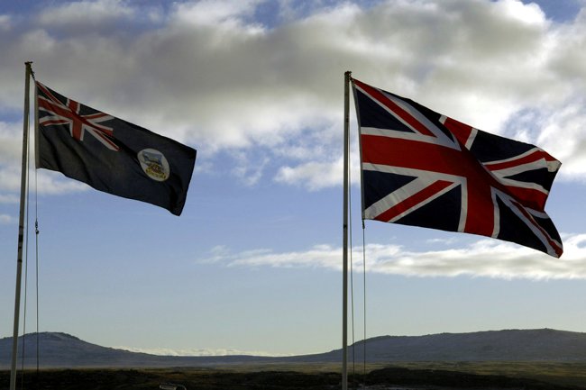Pebble Island HMS Coventry memorial service