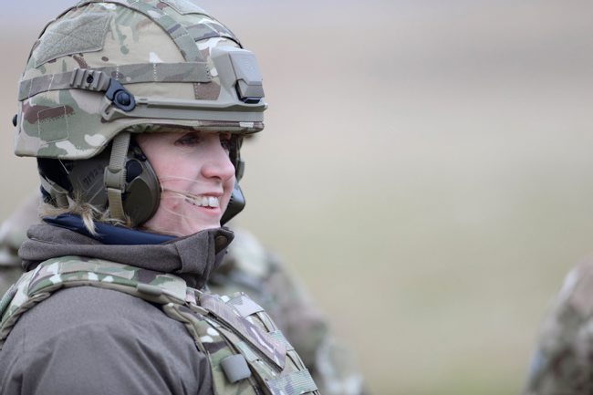 Penny Mordaunt in uniform in 2016 (Picture: MOD).