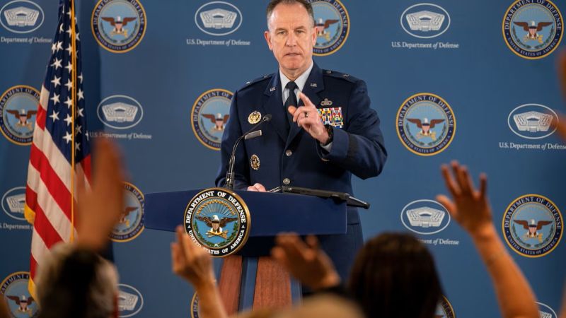 Pentagon Press Secretary U.S. Air Force Brig. Gen. Pat Ryder conducts a press briefing at the Pentagon, Feb. 10, 2022 CREDIT US DEPARTMENT OF DEFENSE_0.jpg