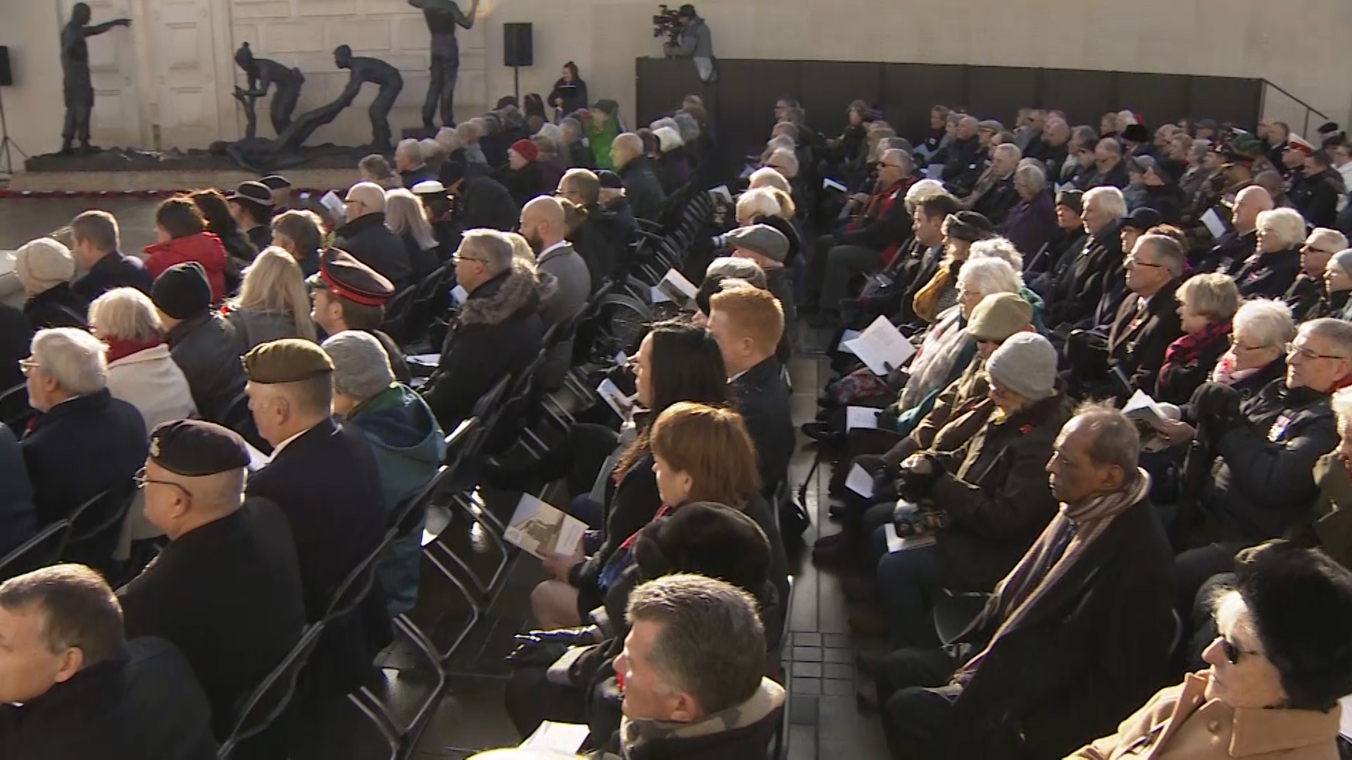 People attend remembrance service at nma 111119 CREDIT BFBS.jpg 