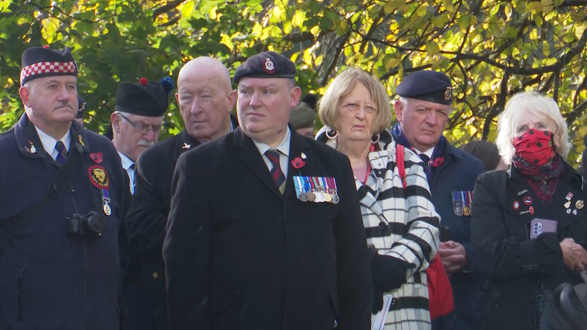 Hundreds of people attended the ceremony marking the opening of the garden.