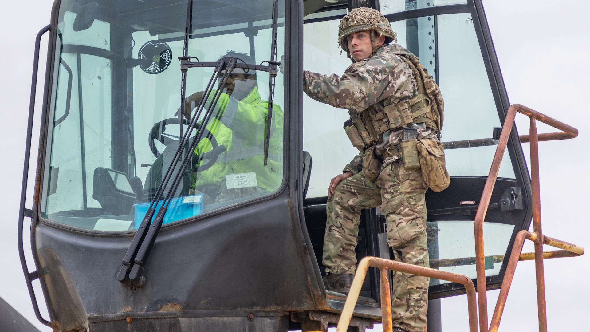 Personnel from 2 RIFLES in the Falkland Islands 240823 CREDIT British Forces South Atlantic Islands Twitter