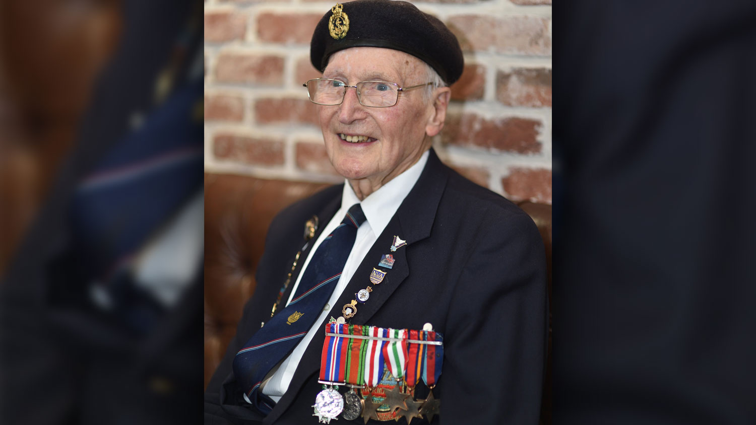 Peter Smoothy D-Day Landings veteran Royal Navy Writer CREDIT Taxi Charity