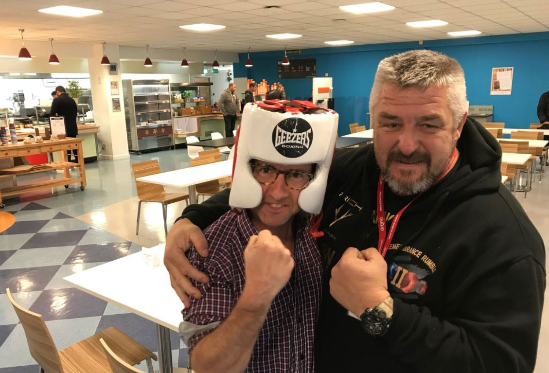 Former SAS soldier Big Phil Campion & BFBS presenter Richard Hatch's 'Remembrance Rumble'