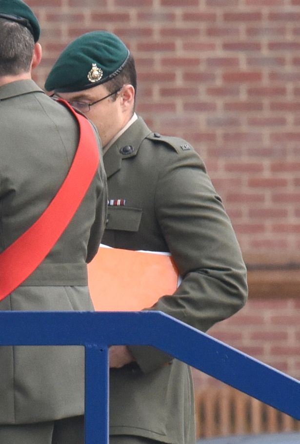 Philip Beer arriving at Portsmouth Court Martial (Image Solent News & Photo Agency)