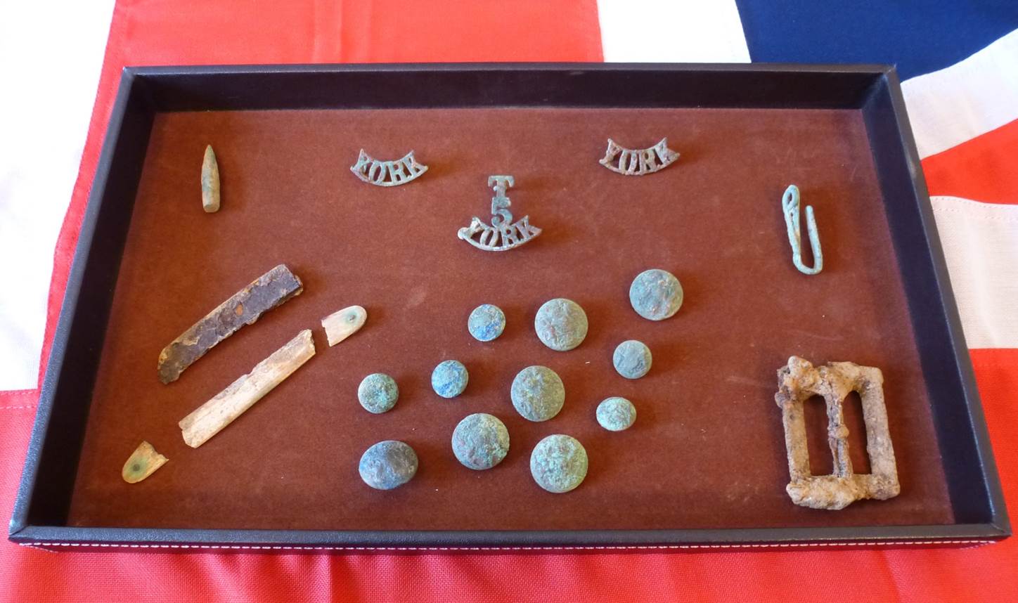 The military insignia recovered with the remains was key to the eventual identification of this soldier. A new headstone bearing Private Parker’s name has been provided by the Commonwealth War Graves Commission (CWGC), who will now care for his final resting place in perpetuity.