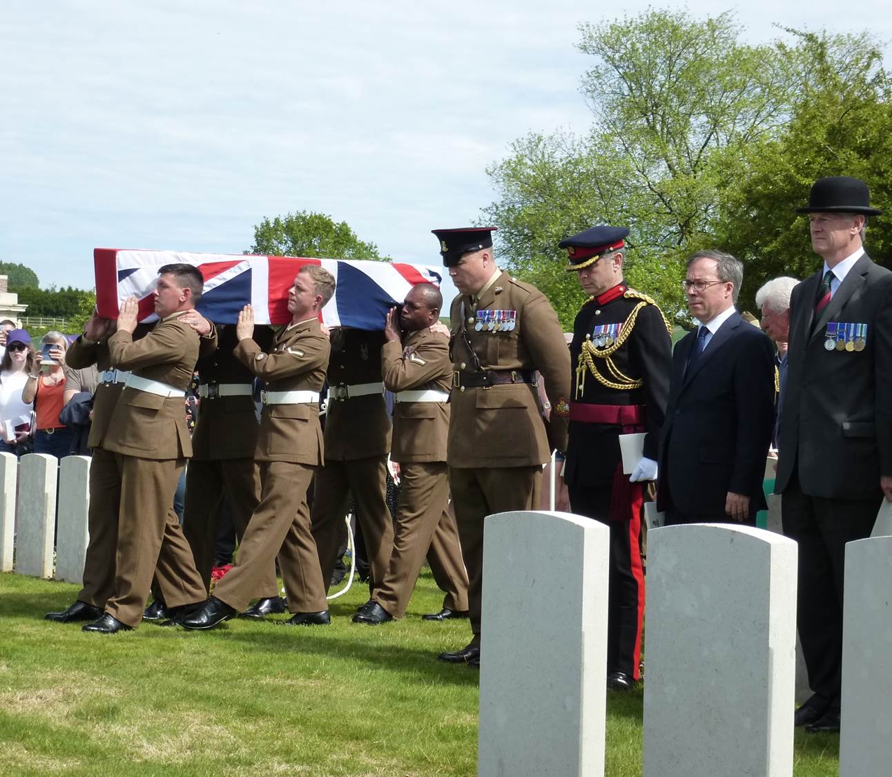 Somme Soldier Laid To Rest After 101 Year Wait