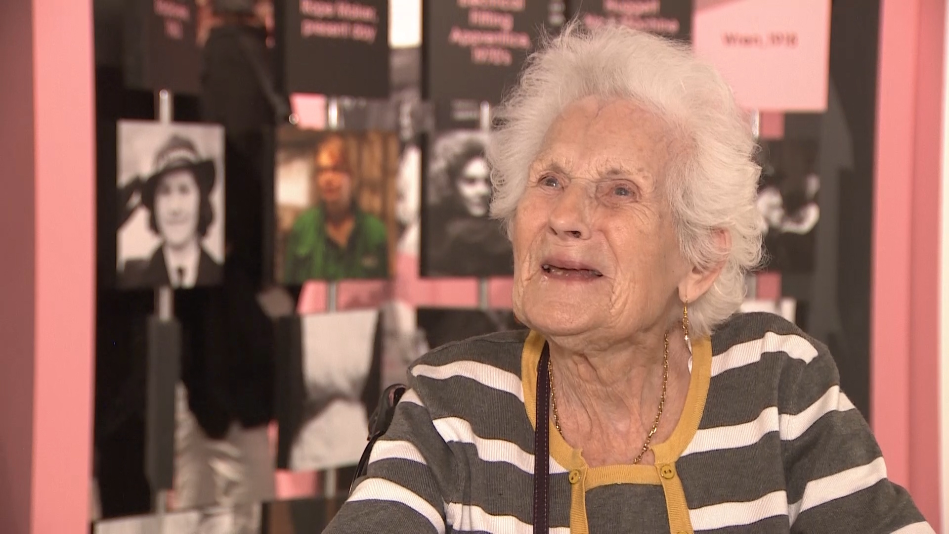 Phyllis Graham ATS Hidden Heroines women of the Chatham dockyard exhibition 30052021 CREDIT BFBS.jpg