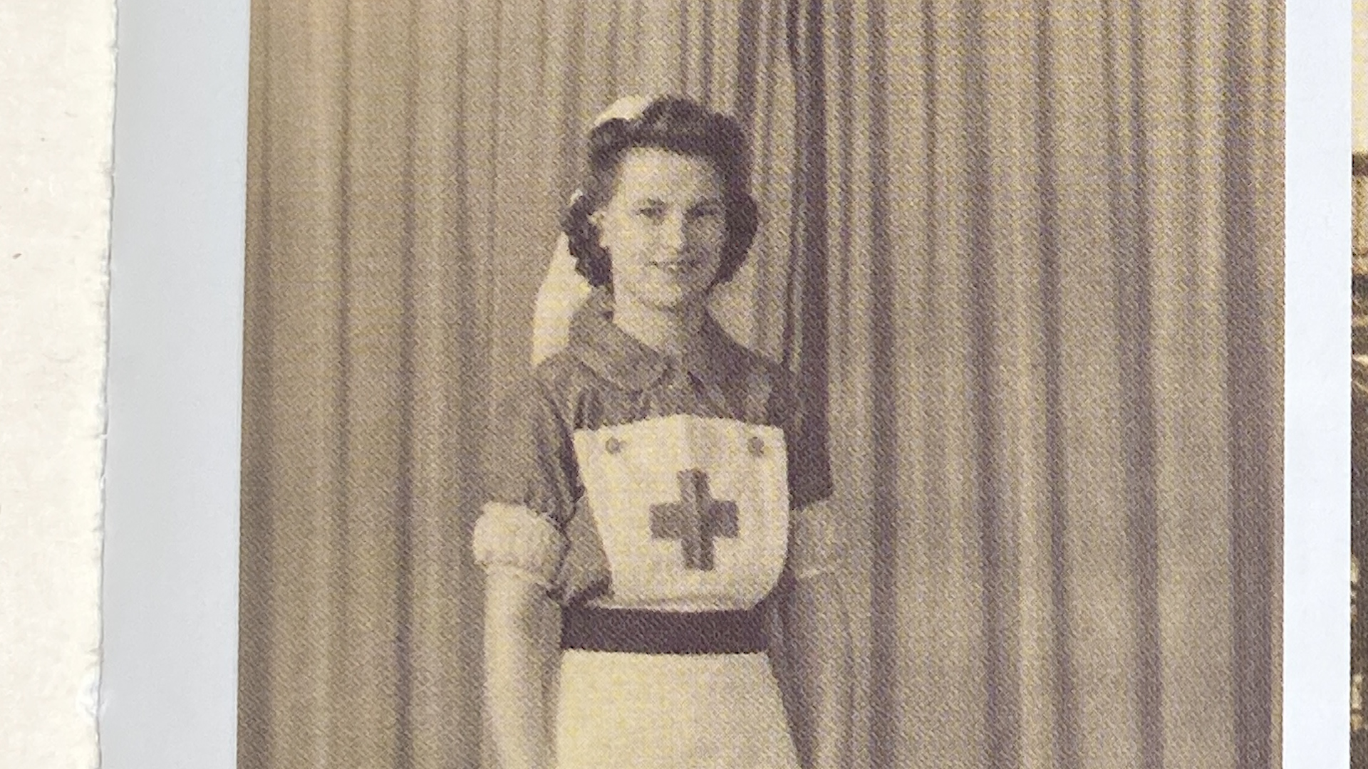 Picture of Madge Lambert who served as a nurse in Burma during WWII (Picture: Basil and Madge Lambert).