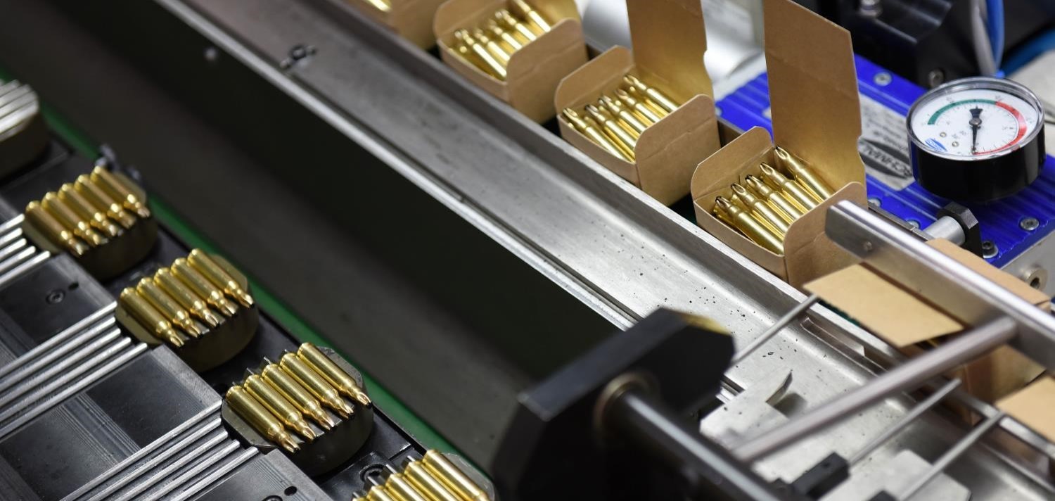 Ammo production at Radway Green, BAE Systems factory Cheshire.
