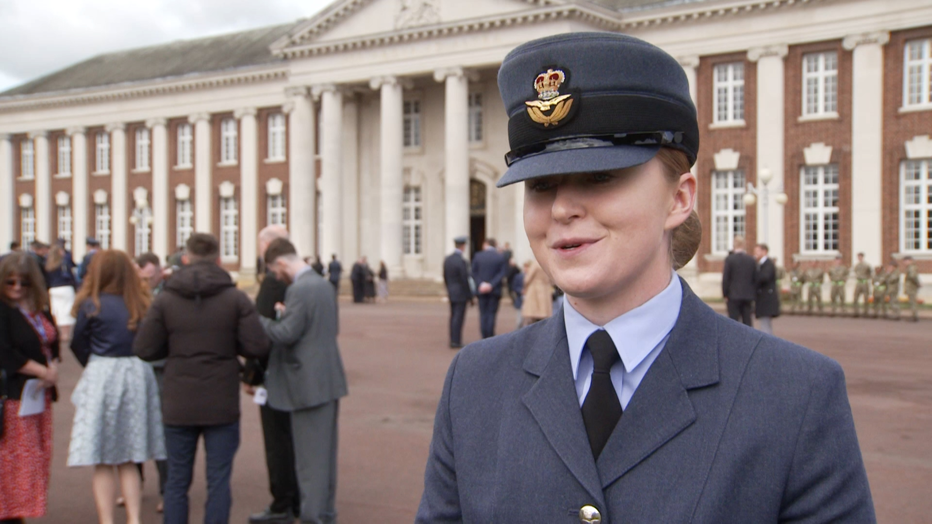 Pilot officer Alexandra Manser-Jeffery describe the Prince's visit to RAF Cranwell as an honour