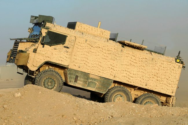 Pinzgauer Vector protected patrol vehicle