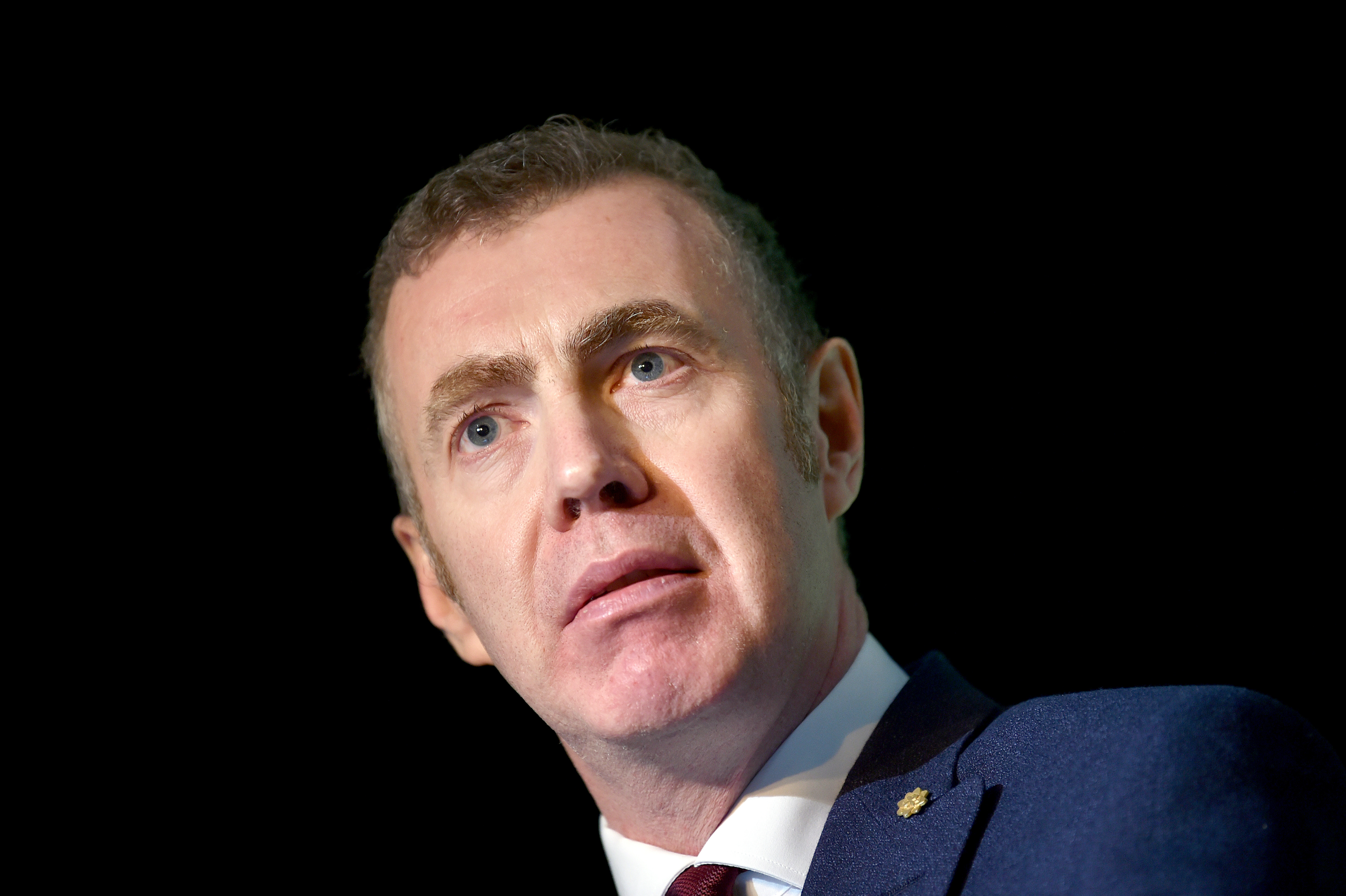 Plaid Cymru leader Adam Price speaks during the launch of his party's manifesto