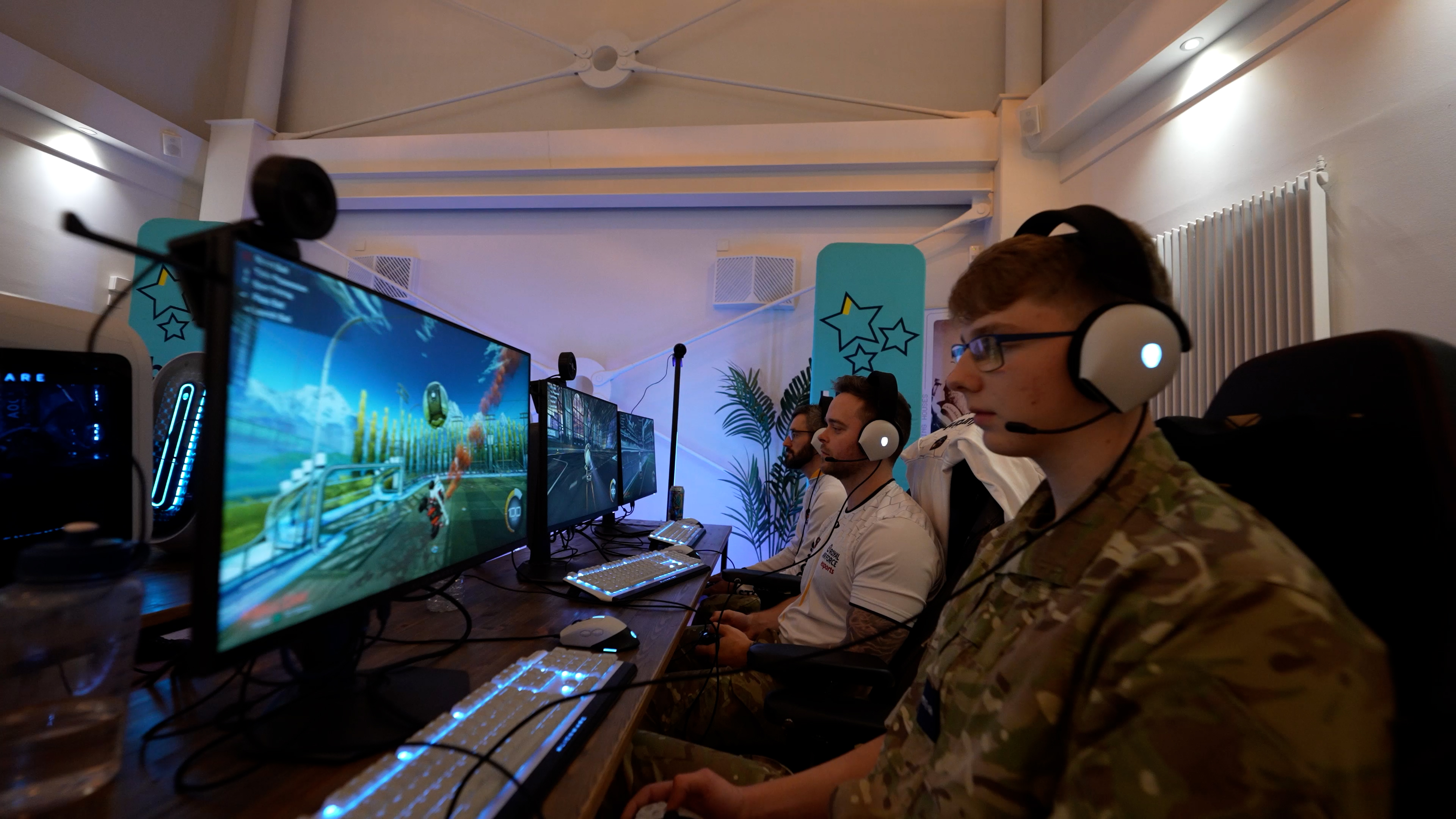 Players take part in IS Rocket League in Sunderland Dec 24