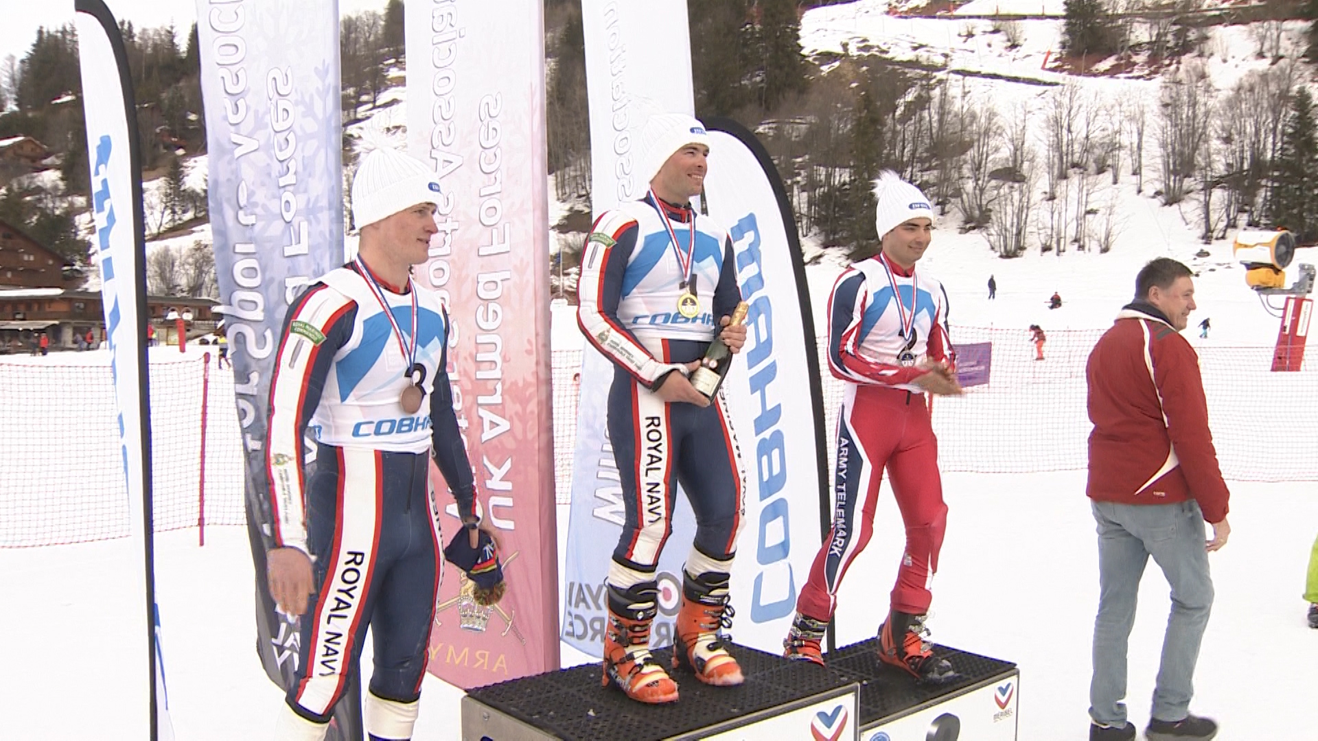 Lieutenant French regained his Telemark Giant Slalom gold medal, winning by 12.52 seconds.