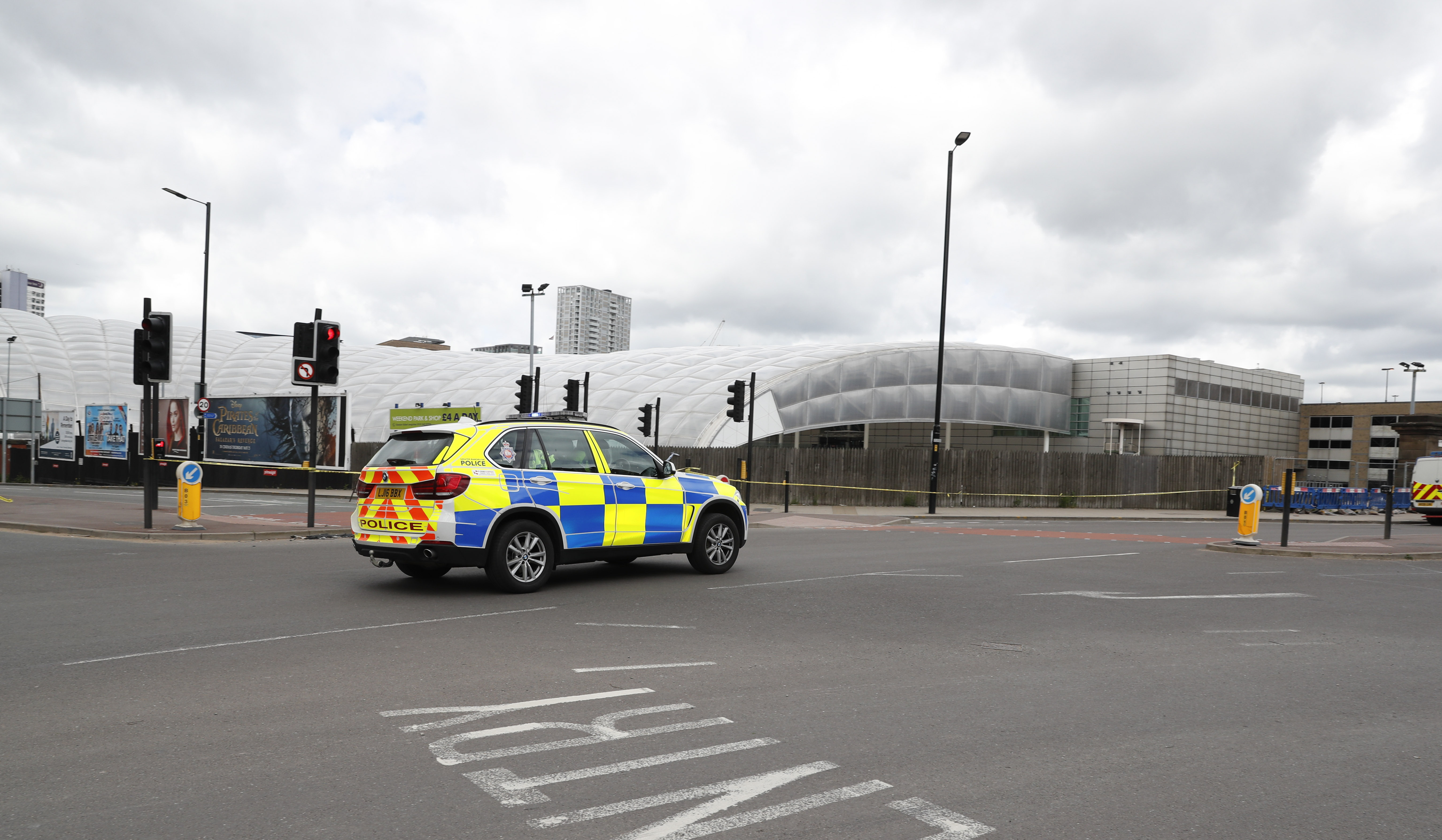 Police car in Manchester following MEN arena attack 