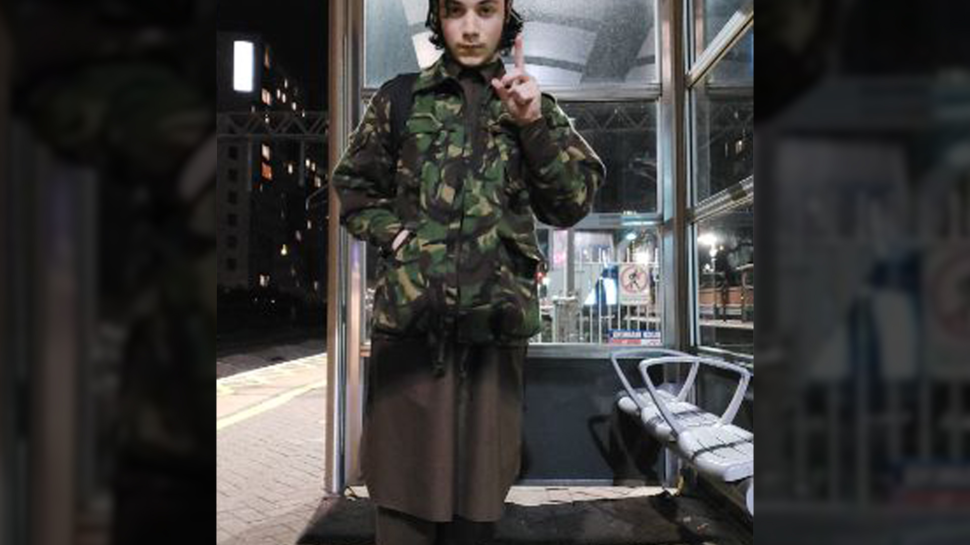 Police handout of a selife taken by Matthew King wearing his special ops jacket credit met police handout.jpg