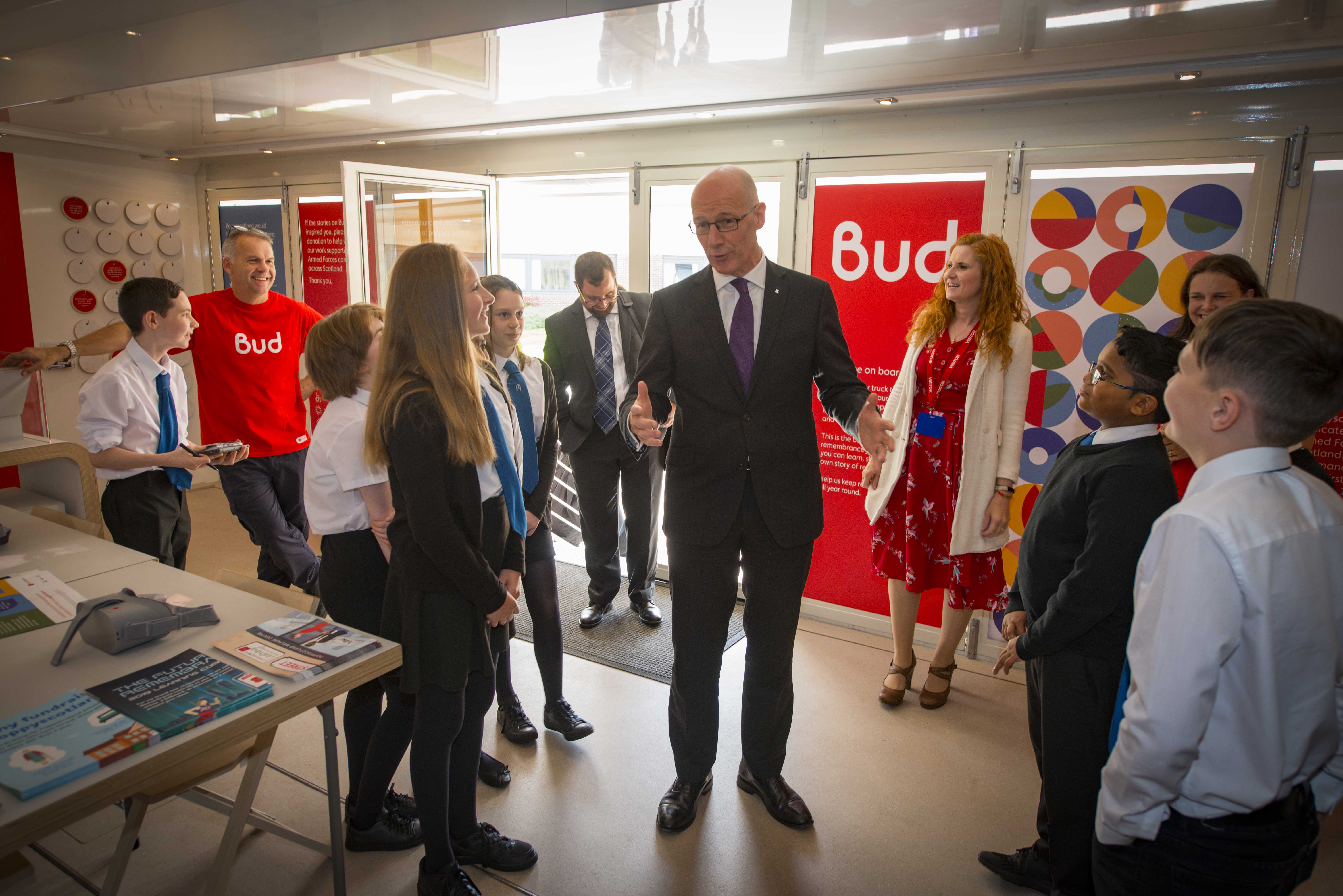 John Swinney MSP visits Bud
