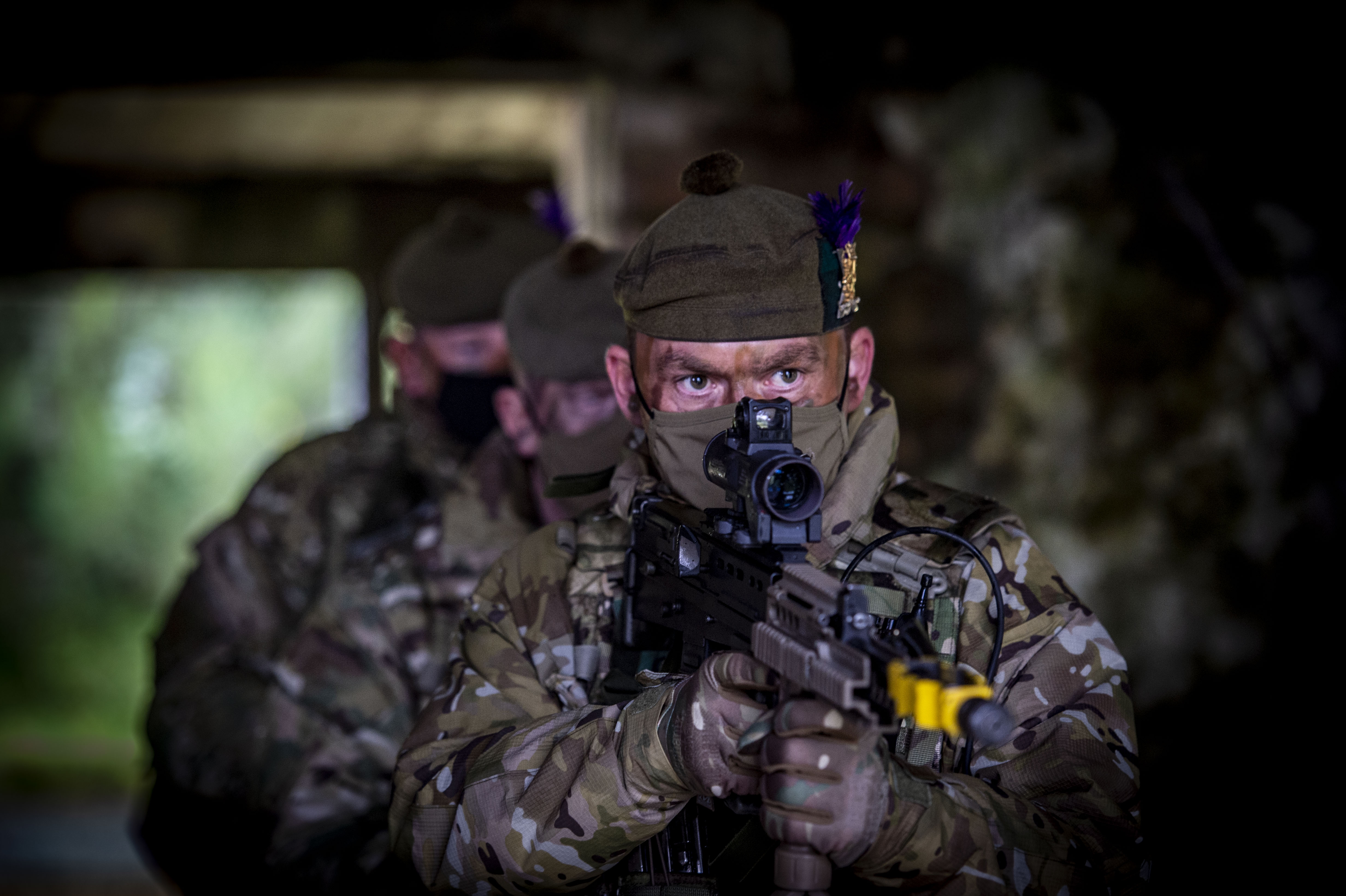 7 SCOTS reservists during a training exercise last year (Picture: MOD).