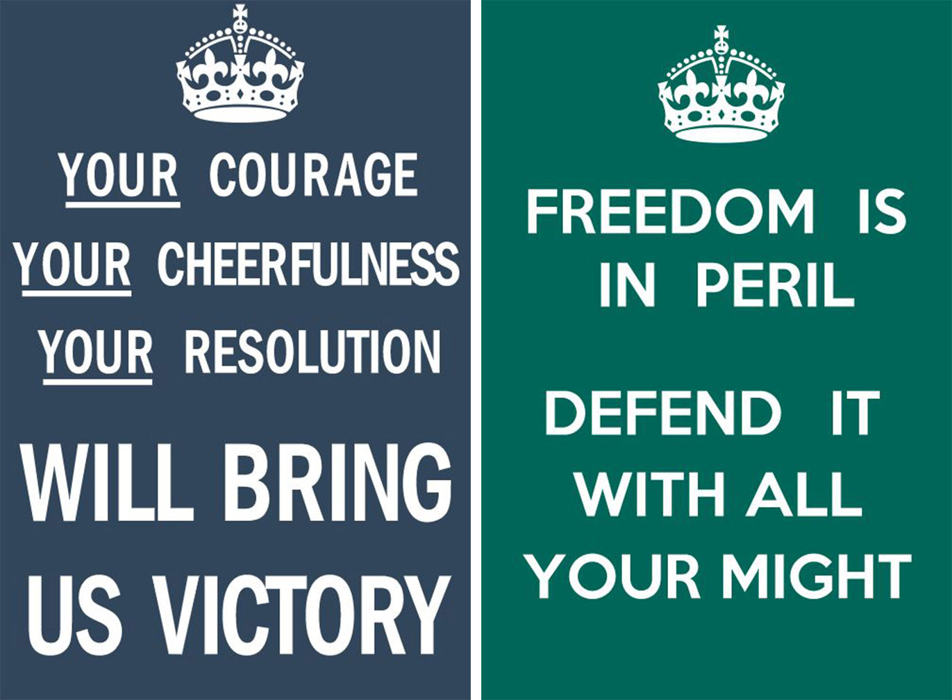 British WWII posters