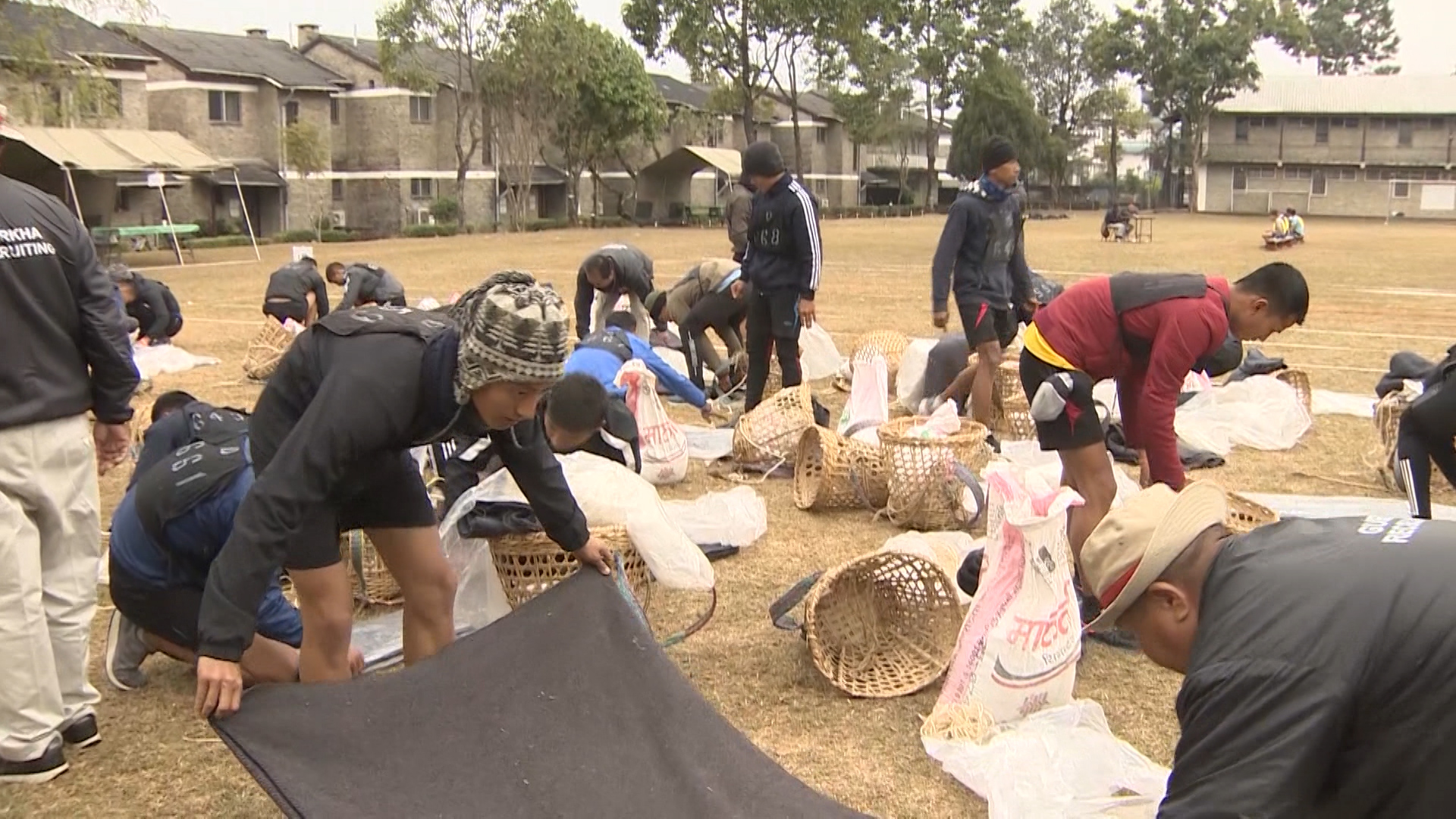 Potential recruits are responsible for organising their kit 050219 CREDIT Forces News