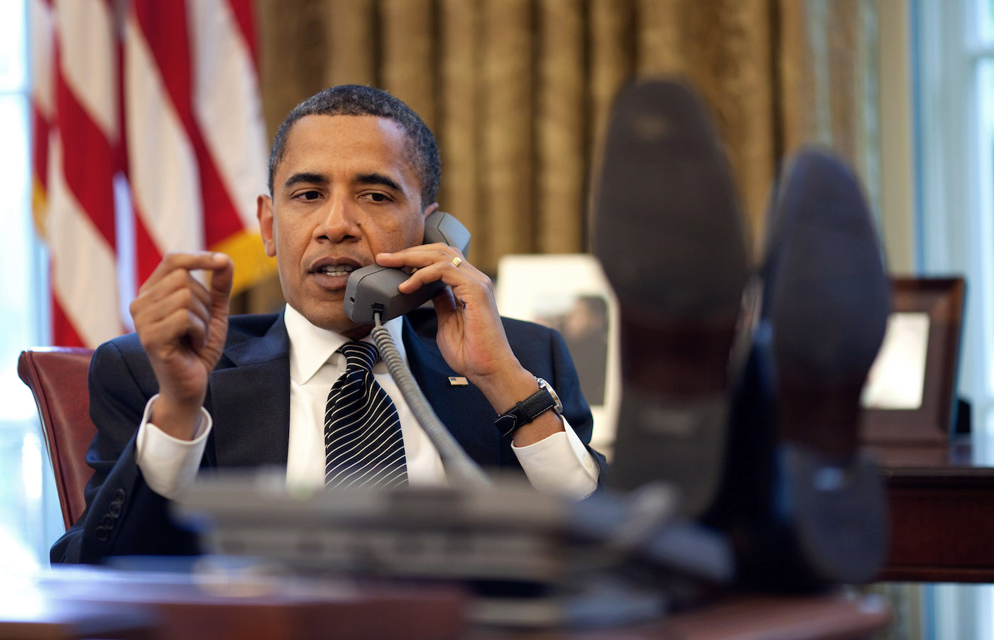 President Barack Obama In The Oval Office President Barack Obama In The Oval Office