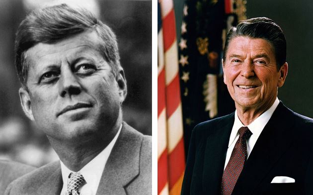 President Kennedy and Reagan SOURCE Gregs article on Berlin Wall
