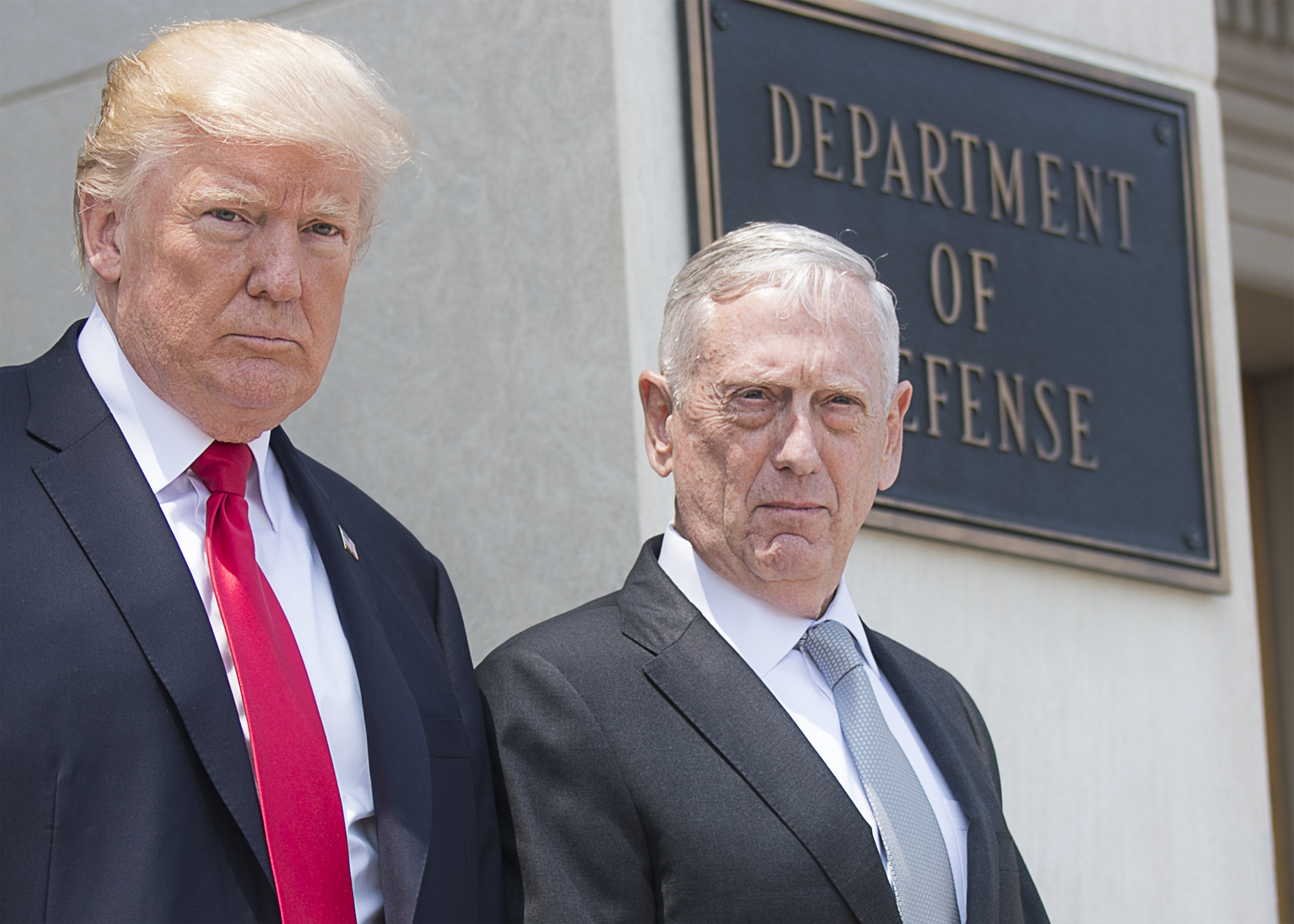 President Trump and General Mattis in 2017 (Picture: US Department of Defense).