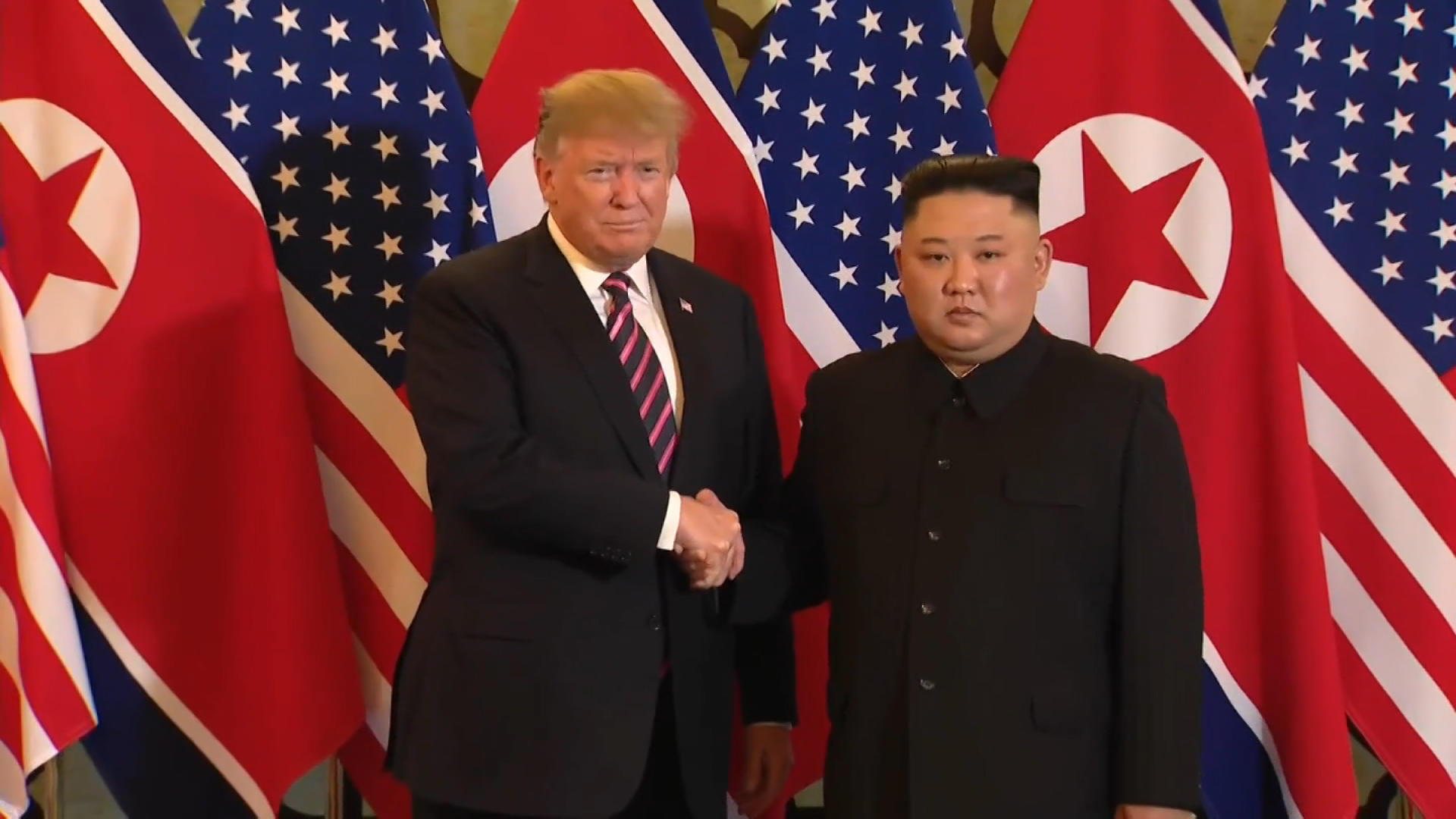 President Trump with Kim Jong Un