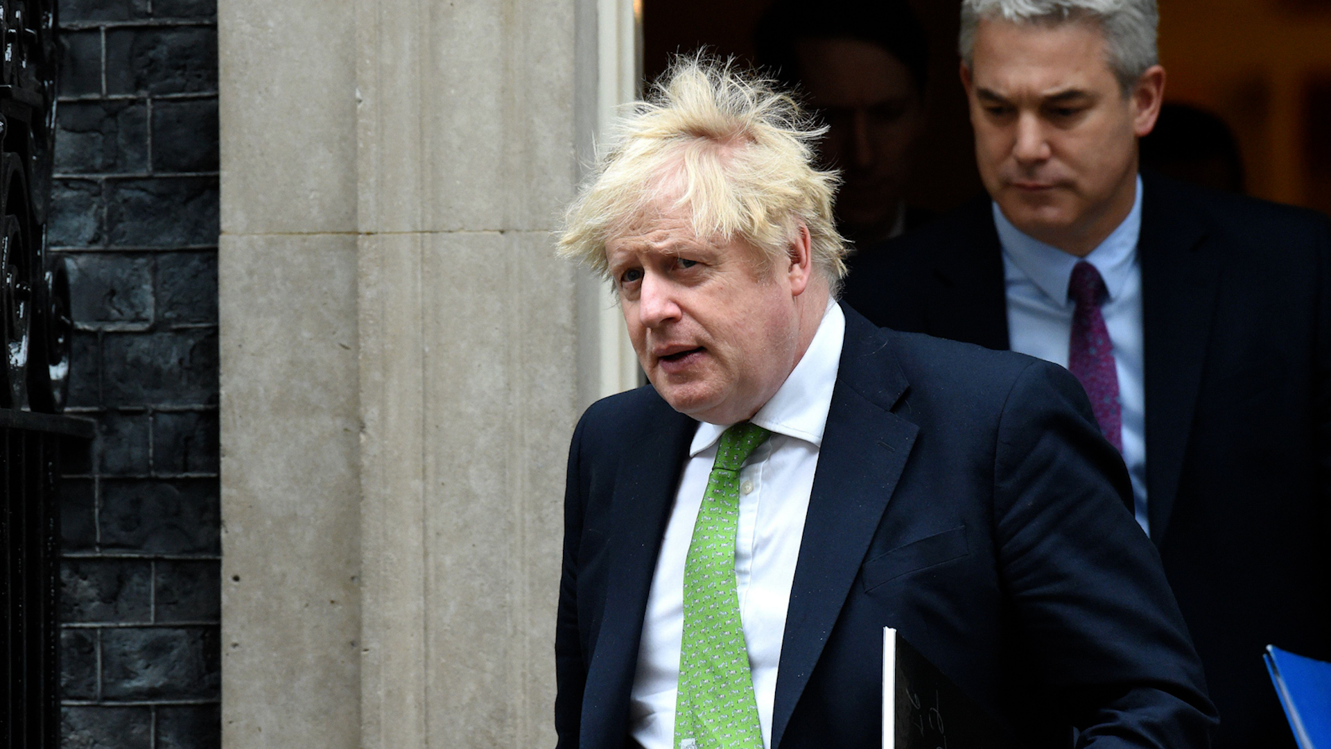 Boris Johnson after Tuesday morning's Cobra meeting