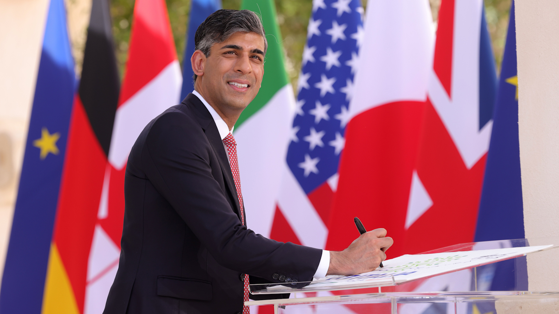Prime Minister Rishi Sunak attends the G7 Summit in Italy 13062024 CREDIT No 10 Downing Street