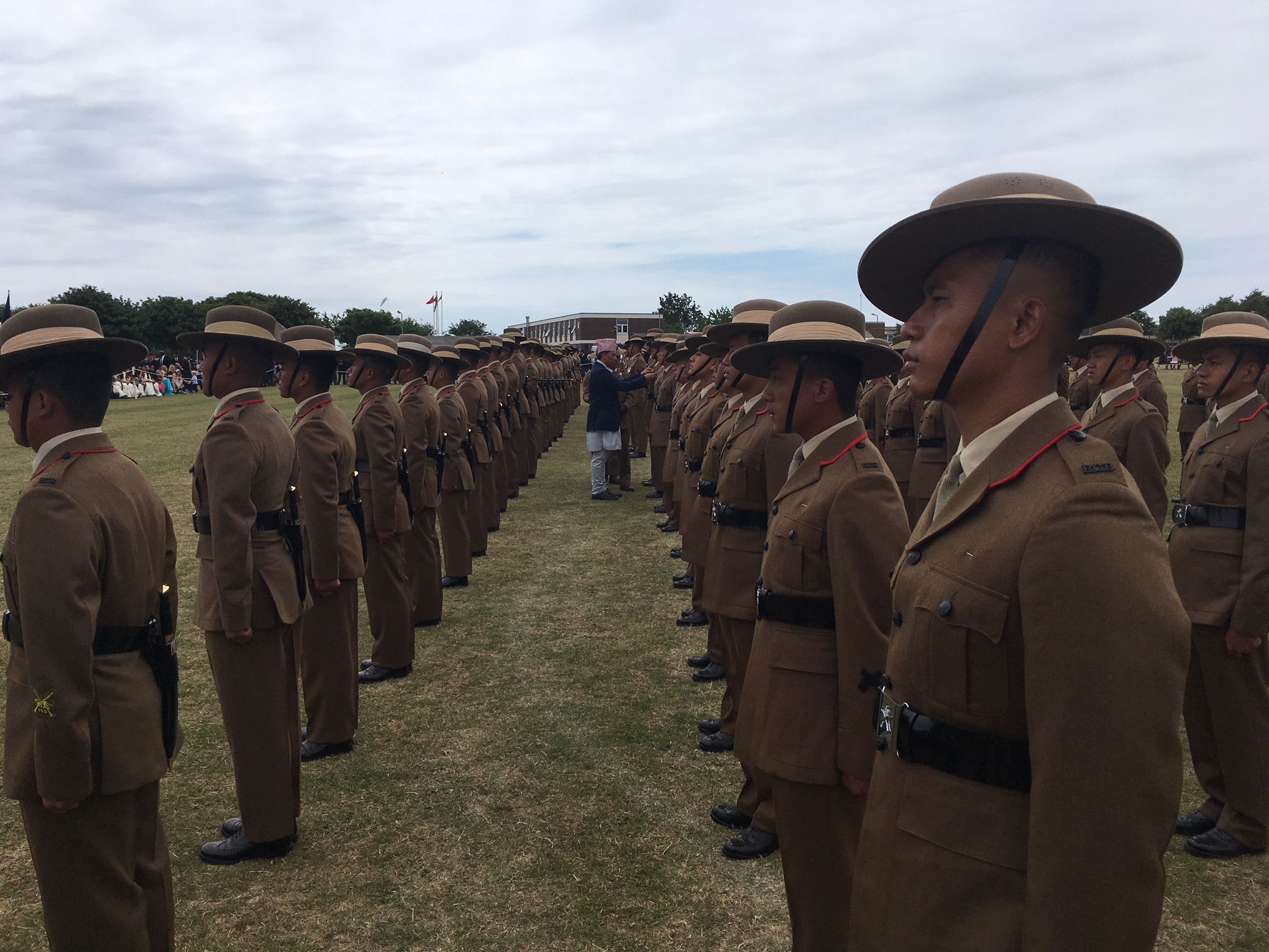 Prince Charles presented awards at the Gurkha medal ceremony.