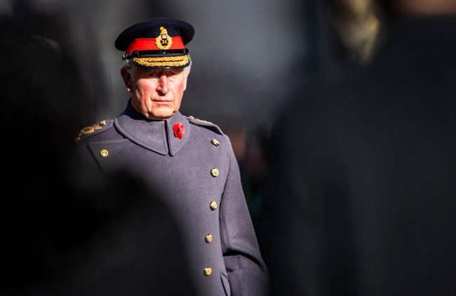 Cover image: Prince Charles during the National Service of Remembrance in 2018 (Picture: MOD).